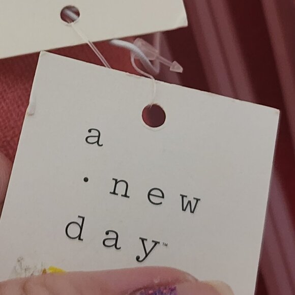 A New Day Coral Orange Contoured Footbed Adj Hook Loop Strap Platform Sandals 10 - Picture 15 of 16